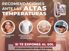 Salud Sonora mantiene el llamado a protegerse del calor extremo y evitar efectos negativos a la salud