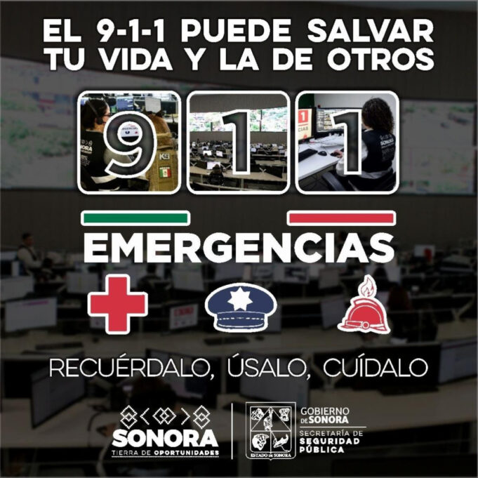 Llama Gobierno de Sonora al uso responsable de línea de emergencias 9-1-1